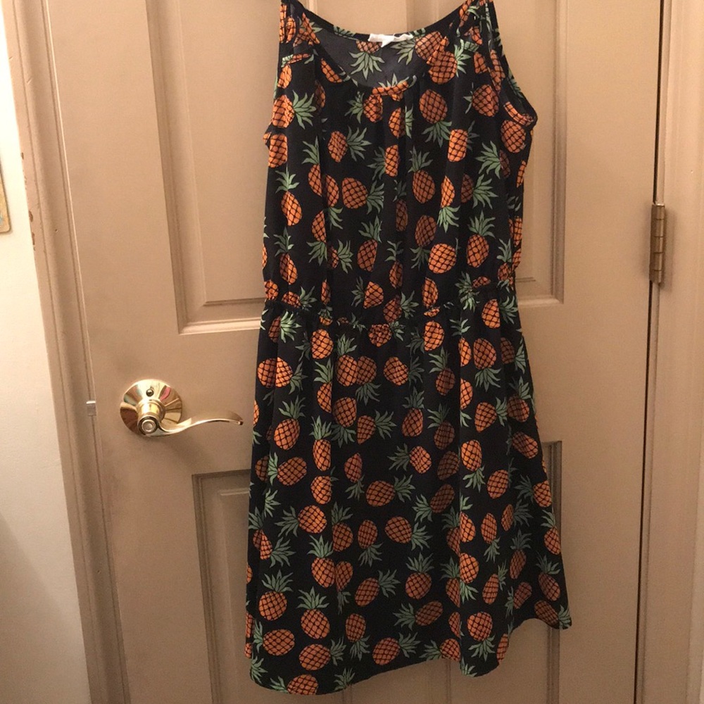 Pineapple print dress